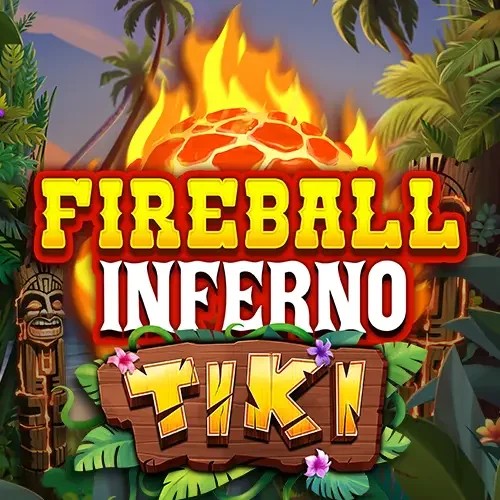 Fireball Inferno Tiki by NetEnt, showcased at wazambacasinoapp.gr – game logo